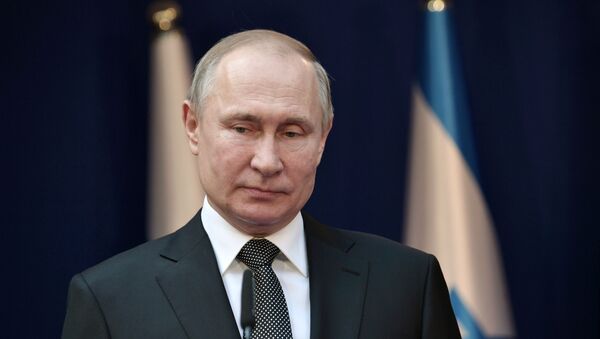 Президент РФ Владимир Путин в ходе рабочего визита в Израиль, 23 января 2020 - Sputnik Latvija