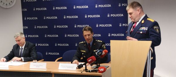 Пресс-конференция уходящего в отставку начальника Государственной полиции генерала Интса Кюзиса - Sputnik Латвия