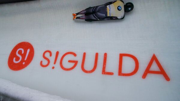 Мартинс Дукурс проходит трассу в Сигулде - Sputnik Латвия