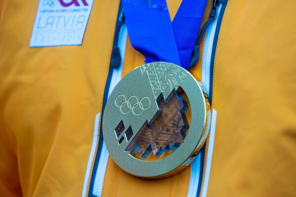 Золотая медаль зимней Олимпиады в Сочи - Sputnik Латвия