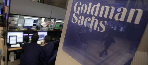 Работа трейдеров компании Goldman Sachs Работа трейдеров компании Goldman Sachs - Sputnik Latvija