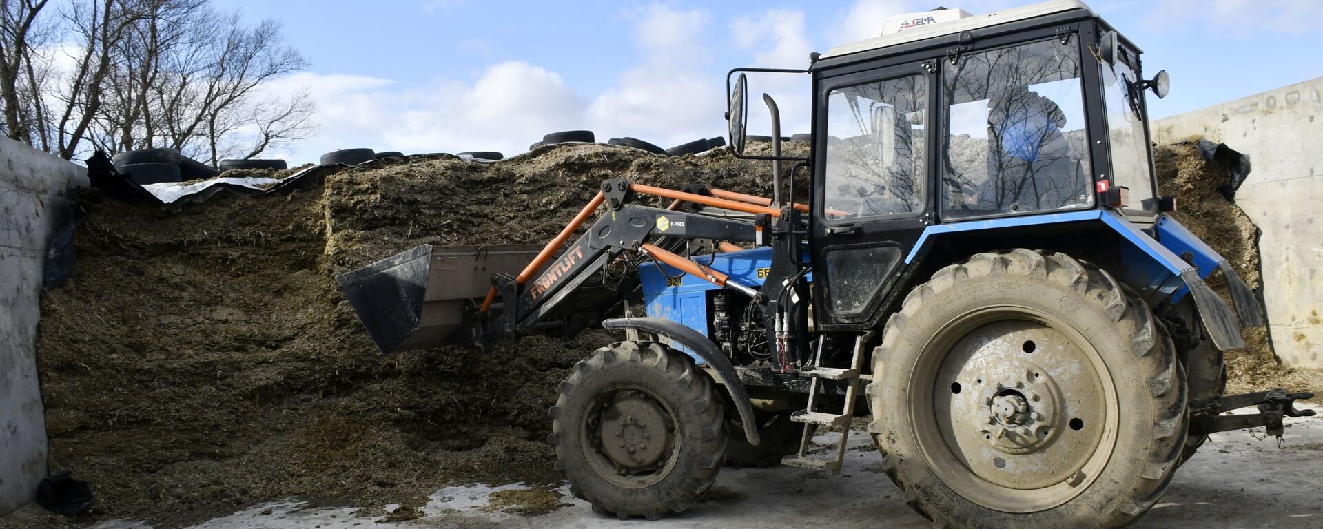 Заготовка кормов на ферме - Sputnik Латвия, 1920, 08.04.2026