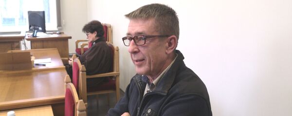 Журналист Юрий Алексеев на заседании суда Журналист Юрий Алексеев на заседании суда - Sputnik Latvija