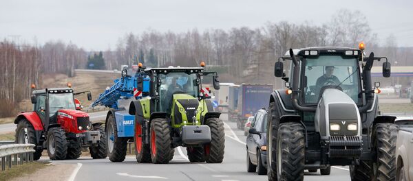 Акция протеста против административно-территориальной реформы 5 марта 2020 года - Sputnik Латвия