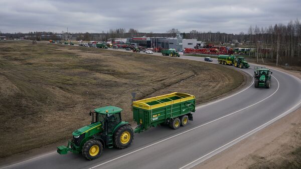 Акция протеста против административно-территориальной реформы 5 марта 2020 года - Sputnik Латвия