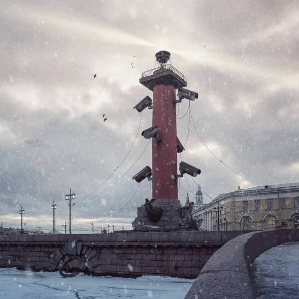   Работа петербургского художника Вадима Соловьева - Sputnik Латвия