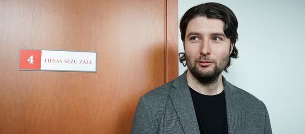 Александр Филей пришёл на заседание суда Александр Филей пришёл на заседание суда - Sputnik Latvija