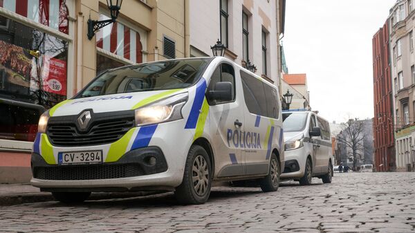 Автомобили полиции в Риге - Sputnik Латвия