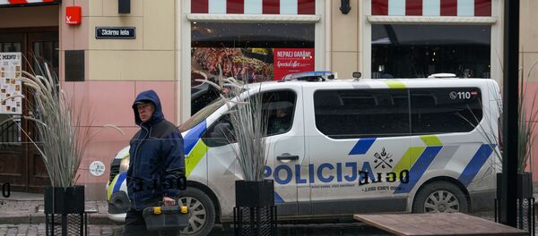 Автомобиль рижской полиции - Sputnik Латвия