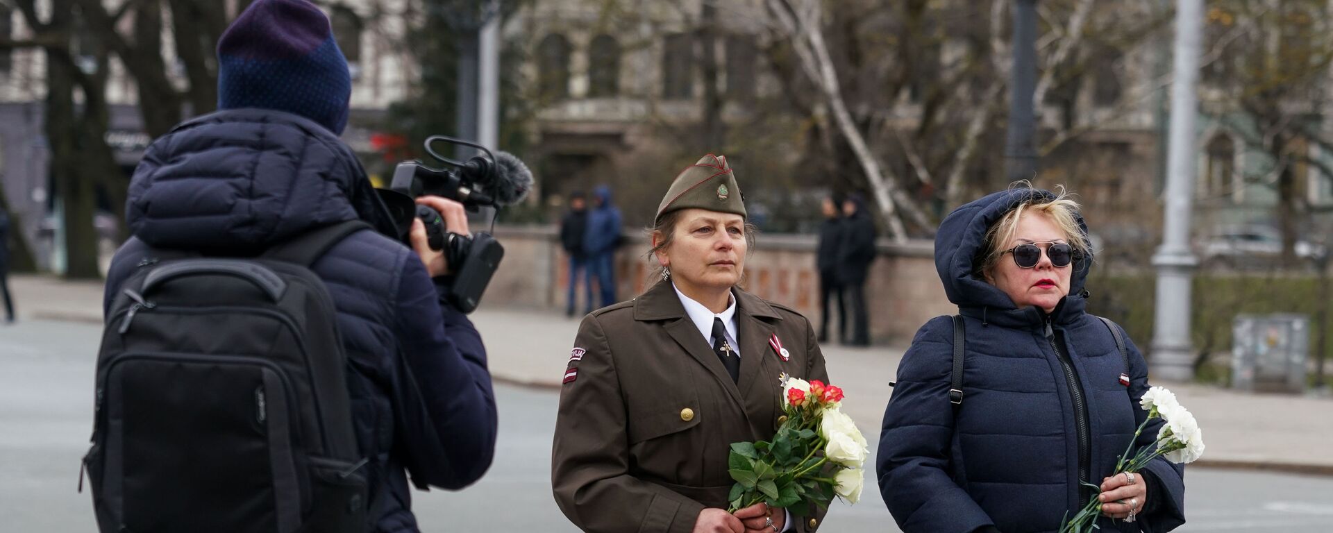 Возложение цветов к памятнику Свободы в Риге 16 марта 2020 года - Sputnik Латвия, 1920, 12.03.2021