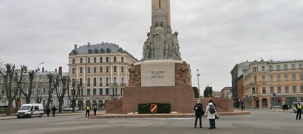 Что коронавирус сделал с шествием легионеров СС в Риге - Sputnik Латвия