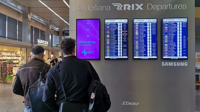 Табло вылета аэропорту Рига