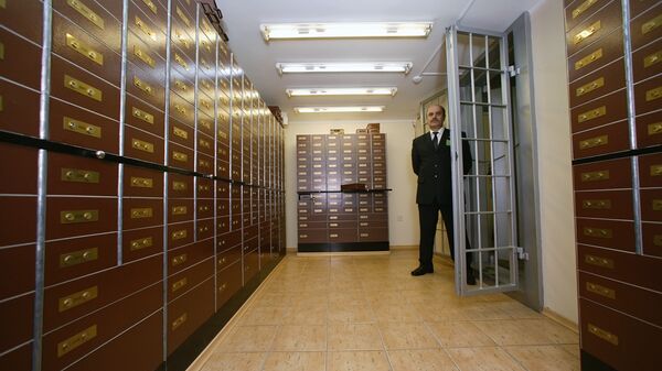 В хранилище банка. Архивное фото - Sputnik Латвия