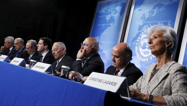 Члены ОЭСР на пресс-конференции - Sputnik Латвия