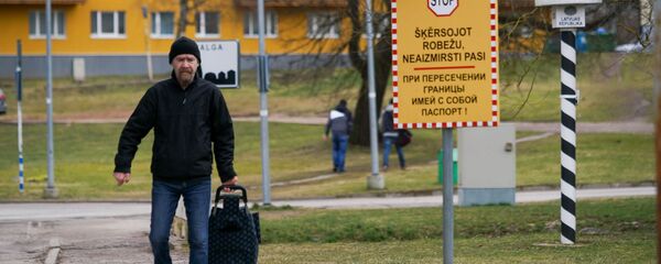 Латвийско-эстонская граница в Валке-Валге - Sputnik Латвия