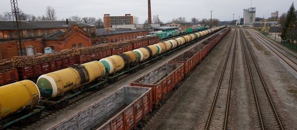 Грузовые составы на станции Валга Грузовые составы на станции Валга - Sputnik Latvija