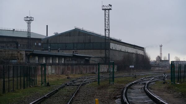 Железная дорога и склад в Лиепае - Sputnik Latvija