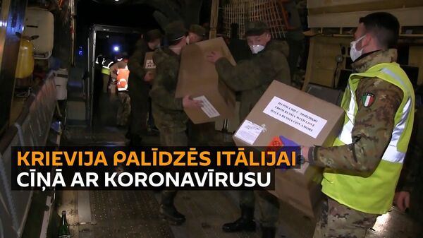 Sit koronavīrusu: kā Itālijai palīdzēs kara medicīnas desants no Krievijas - Sputnik Latvija