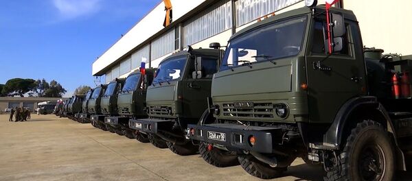 Krievijas armijas kolonna Itālijā Krievijas armijas kolonna Itālijā - Sputnik Latvija