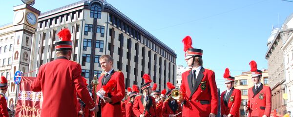 Праздник песни и танца школьной молодёжи в Риге - Sputnik Латвия