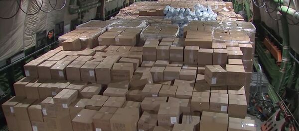 Из России в США вылетел военный самолет Руслан с тоннами груза на борту - Sputnik Латвия