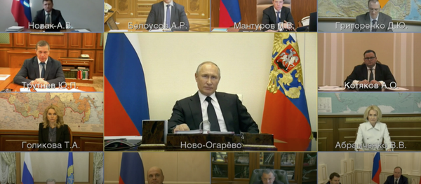 LIVE_СПУТНИК: Онлайн-конференция Владимира Путина с правительством - Sputnik Латвия