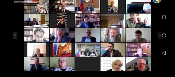 Телемост Встреча на Эльбе-75 - Sputnik Латвия