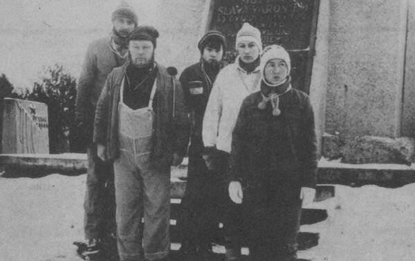 В советское время лыжники из Латвии совершали походы по местам боёв латышских лыжников у станции Насва. Progress (Limbaži), Nr.18 (11.02.1984) - Sputnik Латвия