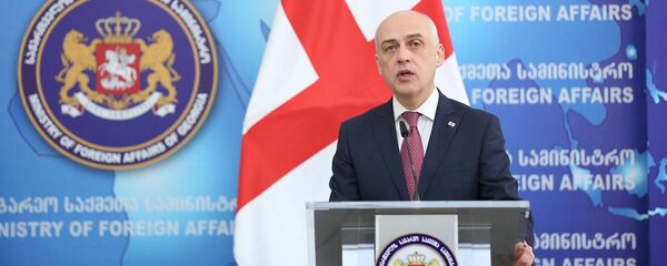 Глава МИД Грузии Давид Залкалиани - Sputnik Латвия