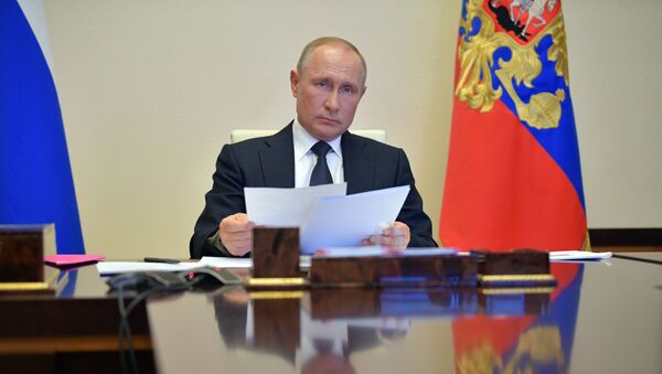 Обращение Путина: ситуация с COVID в России и новые меры поддержки - Sputnik Латвия