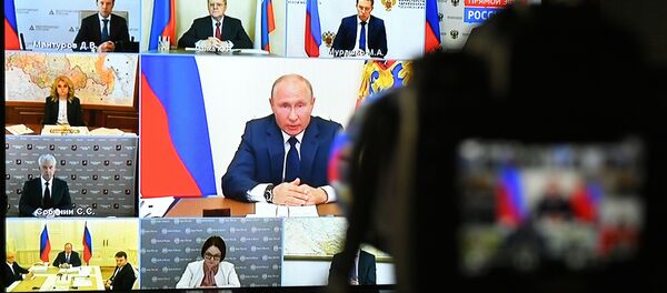 Трансляция обращения президента России В. Путина - Sputnik Латвия