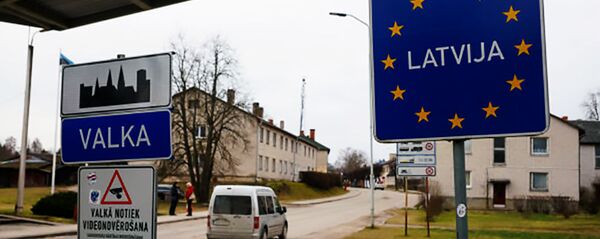 Граница Эстонии с Латвией Граница Эстонии с Латвией - Sputnik Latvija
