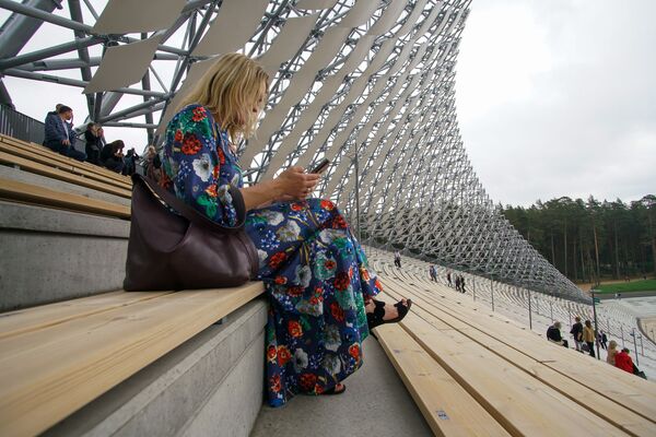 Строительство эстрады в Межапарке близко к завершению: на что нужно еще 23 миллиона евро - Sputnik Латвия