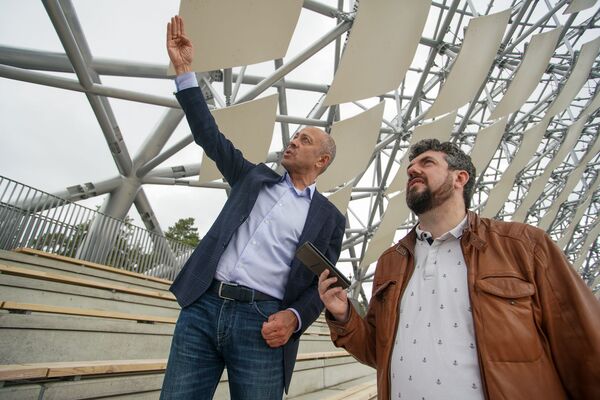 Строительство эстрады в Межапарке близко к завершению: на что нужно еще 23 миллиона евро - Sputnik Латвия