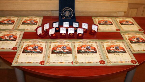 Торжественная церемония награждения стипендиатов по Программе Стипендия Мэра Москвы - Sputnik Latvija
