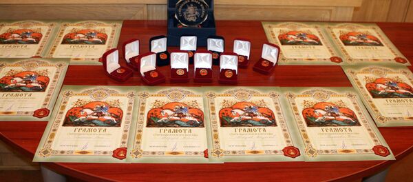 Торжественная церемония награждения стипендиатов по Программе Стипендия Мэра Москвы - Sputnik Latvija