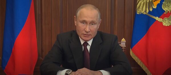 СПУТНИК_LIVE: Обращение Владимира Путина - Sputnik Латвия