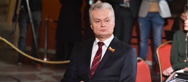 Президент Литвы Гитанас Науседа  - Sputnik Латвия
