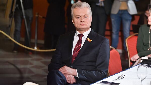 Президент Литвы Гитанас Науседа  - Sputnik Латвия