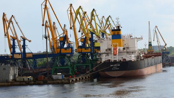 Корабли в порту - Sputnik Latvija