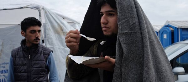 Беженцы с Ближнего Востока Беженцы с Ближнего Востока - Sputnik Latvija