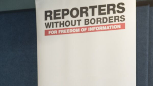 Логотип Репортеры без границ - Sputnik Latvija