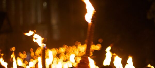 Факельное шествие Факельное шествие - Sputnik Latvija