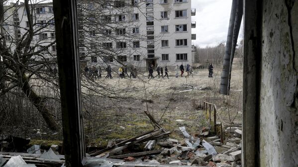Заброшенные дома в городе-призраке Скрунде - Sputnik Латвия