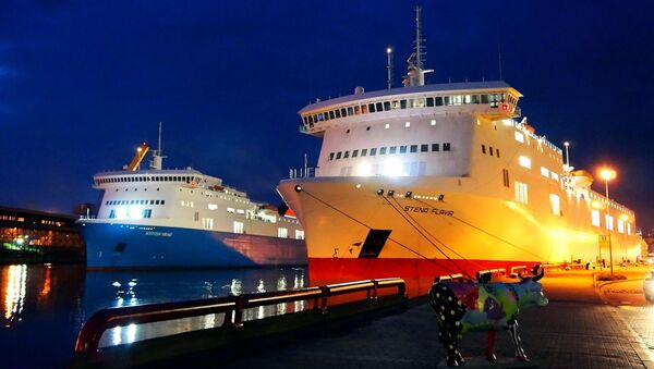 Паромы Scottish Viking и Stena Flavia в порту Вентспилса - Sputnik Латвия