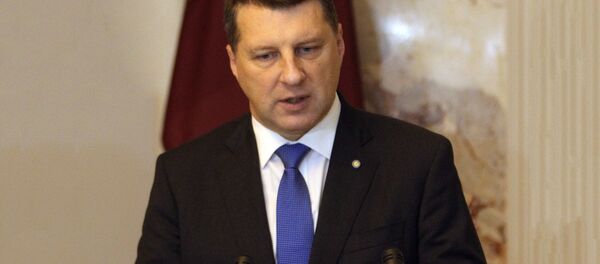 Президент Латвии Раймондс Вейонис Президент Латвии Раймондс Вейонис - Sputnik Latvija