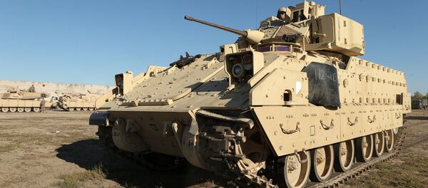 Военная техника стран НАТО на полигоне в Адажи - Sputnik Латвия