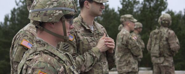 Военные НАТО на полигоне Адажи Военные НАТО на полигоне Адажи - Sputnik Latvija