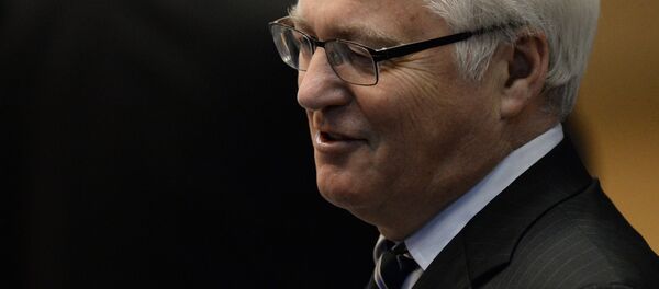 Krievijas pastāvīgais pārstāvis ANO Vitālijs Čurkins. Foto no arhīva Krievijas pastāvīgais pārstāvis ANO Vitālijs Čurkins. Foto no arhīva - Sputnik Latvija