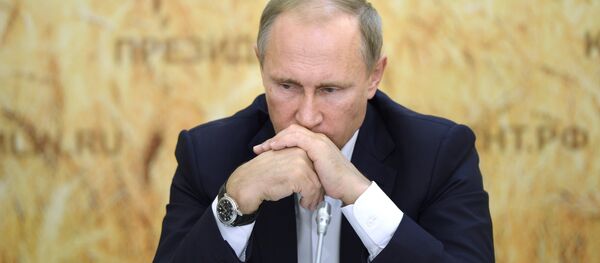 Президент РФ В.Путин Президент РФ В.Путин - Sputnik Latvija